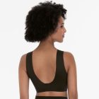Rosa Faia Essentials női merevítő nélküli bralette előformázott melltartó top kivehető szivacsbetéttel - fekete XS  